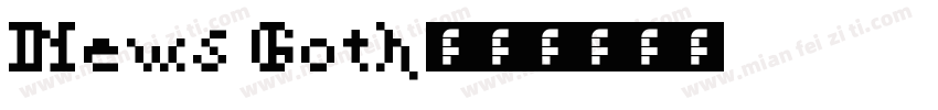 News Goth字体转换